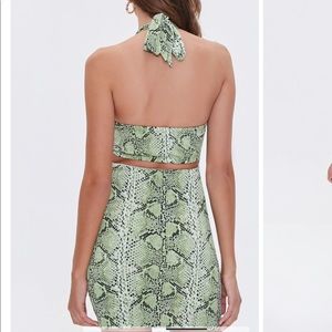 Forever 21 snakeskin cutout dress (brand new with tags)